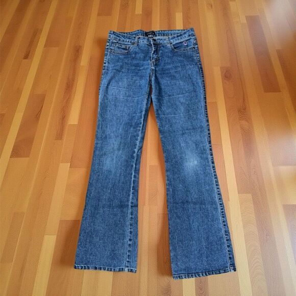 Vintage Juniors Playboy Denim Bootcut Jeans Size 7 30x32 #151 - Picture 1 of 6